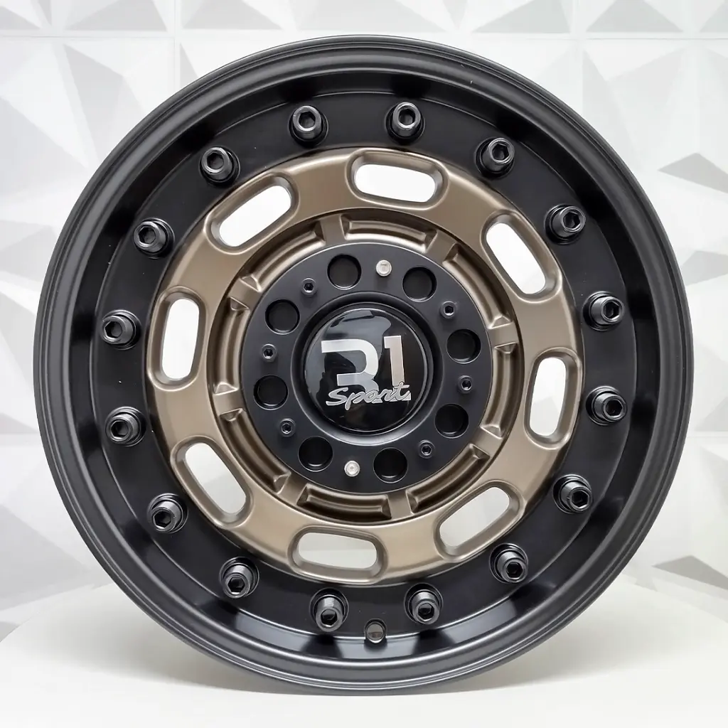 "RIN 16X8 6-139.7 R1 SPORT RGW 68142I MATTE BRONZE + BLACK LIP POLISH ET0 CB110" 