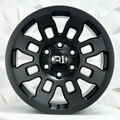 [174575] RIN 17X8 6-139.7 R1 SPORT QC1262 TY BLACK MATE ET15 CB106.1