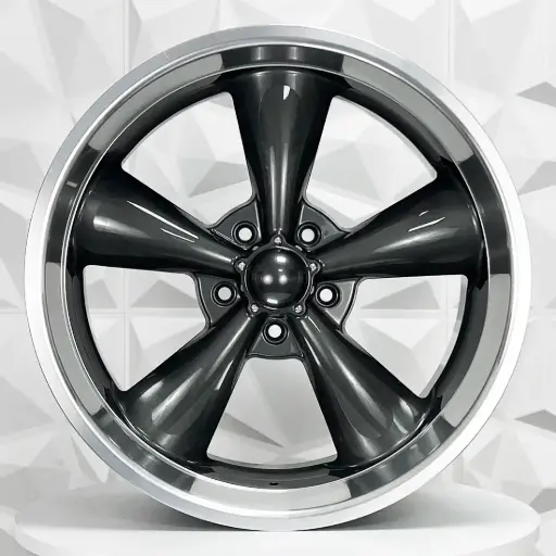 [205521F] RIN 20X8.5 5-127 R1 SPORT R1-1 GUNMETAL MACHINE LIP ET0 CB78.3